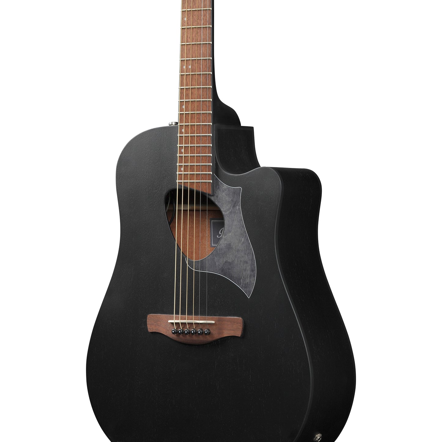 Ibanez ALT20WK Altstar Acoustic Electric Guitar, Weathered Black Open Pore