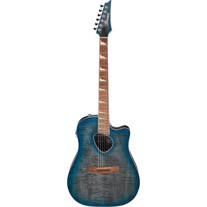 Ibanez ALT30FMBDB Altstar Acoustic Electric Guitar, Blue Doom Burst High Gloss