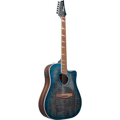 Ibanez ALT30FMBDB Altstar Acoustic Electric Guitar, Blue Doom Burst High Gloss