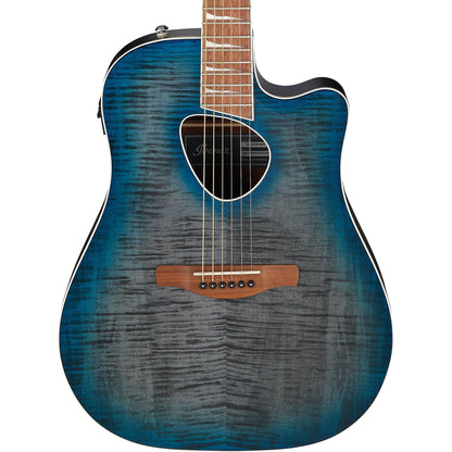 Ibanez ALT30FMBDB Altstar Acoustic Electric Guitar, Blue Doom Burst High Gloss