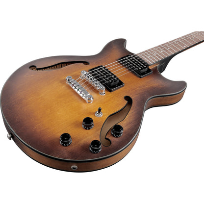 Ibanez AM73BTF AM Artcore Doublecut Electric Guitar, Tobacco Flat