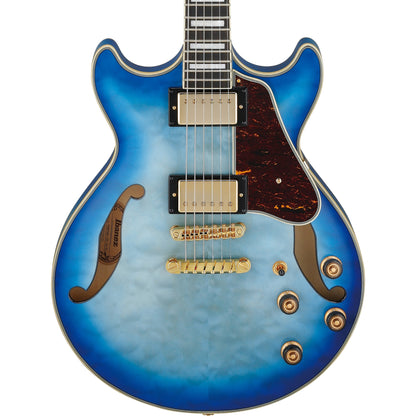 Ibanez AM93QMJBB AM Artcore Expressionist Electric Guitar, Jet Blue Burst