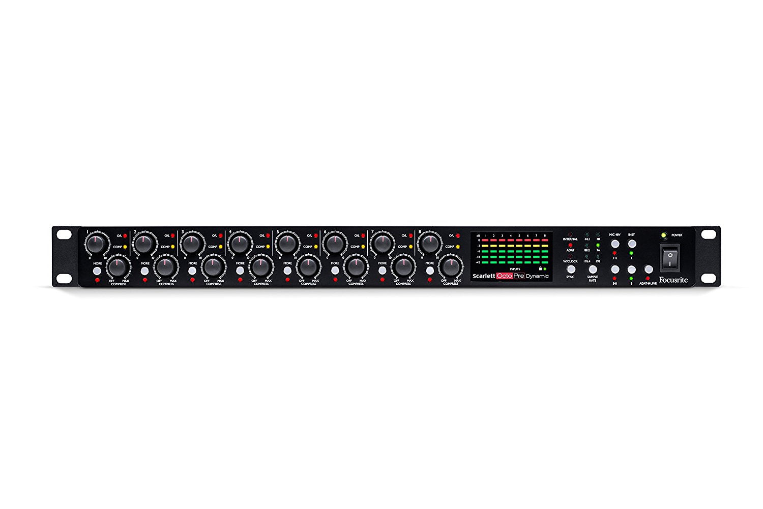 Focusrite Scarlett OctoPre Dynamic 8-Channel Mic Pre with Dynamics – Alto  Music