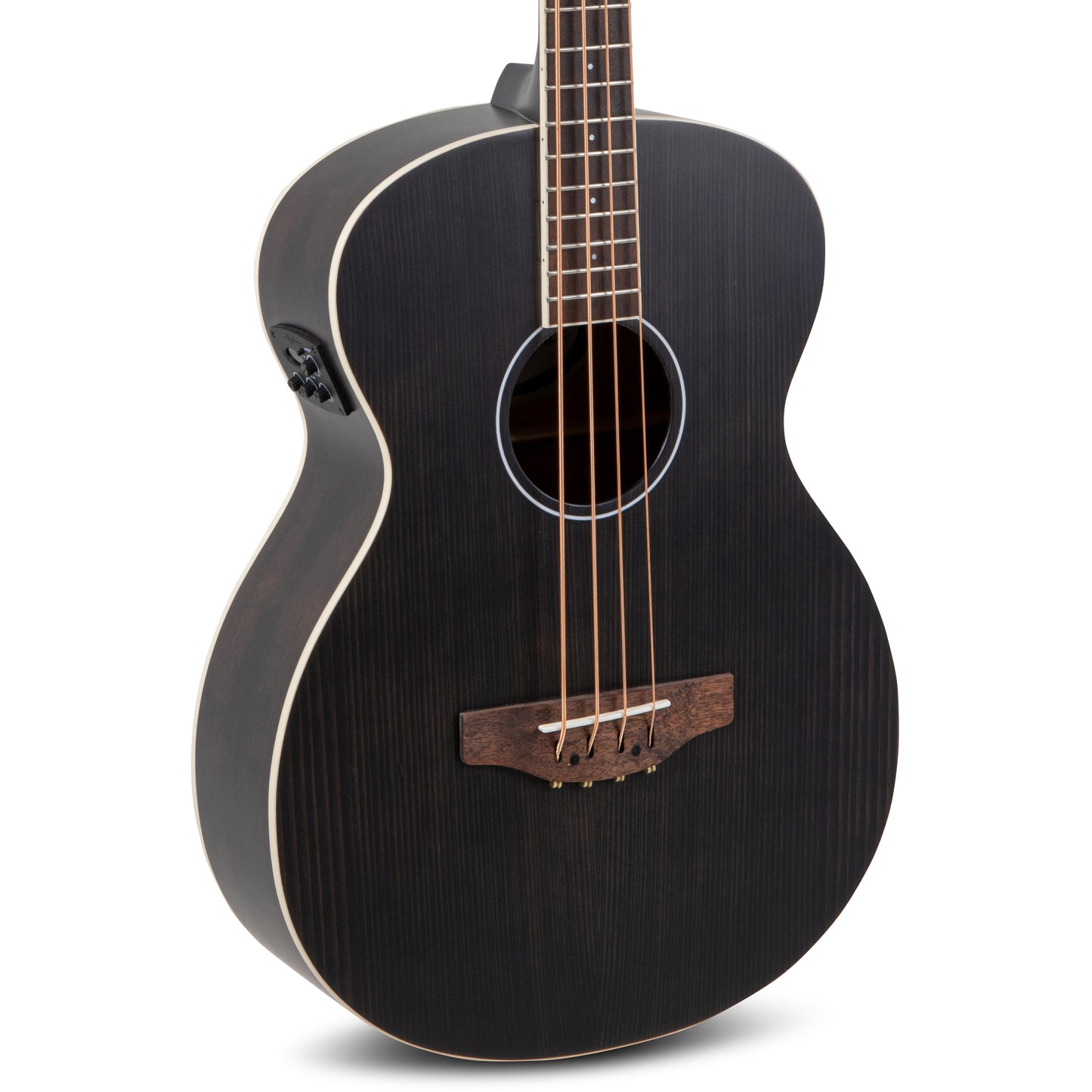 Ovation Applause Wood Classics Acoustic Electric Jumbo Bass - Black Matt