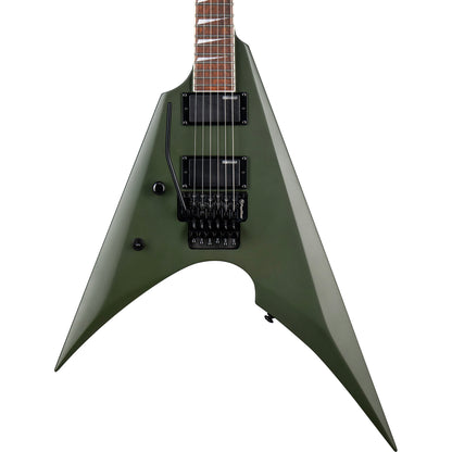 ESP LTD Arrow-200 Left Handed Electric Guitar, Military Green Satin