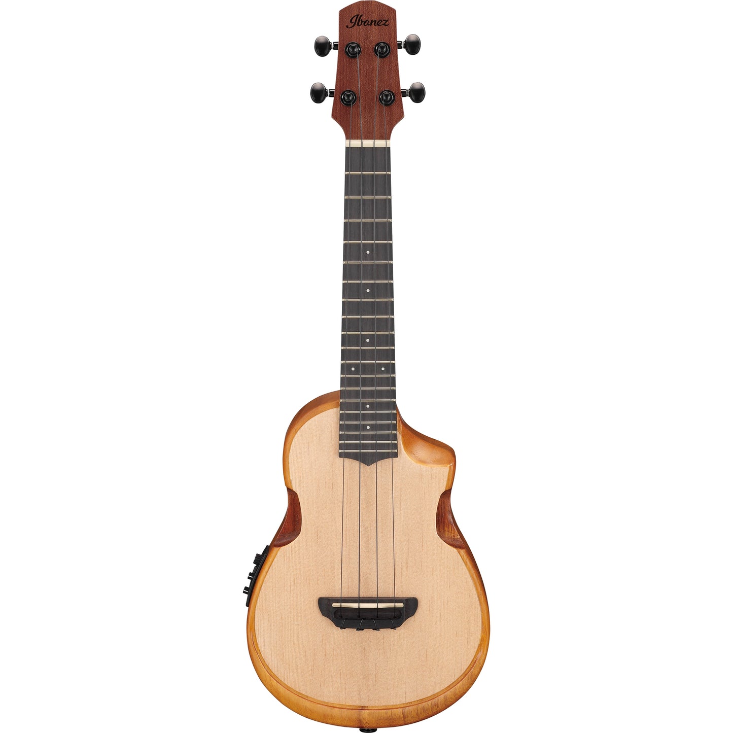 Ibanez AUC10EOPN Concert Acoustic Electric Ukulele, Open Pore Natural