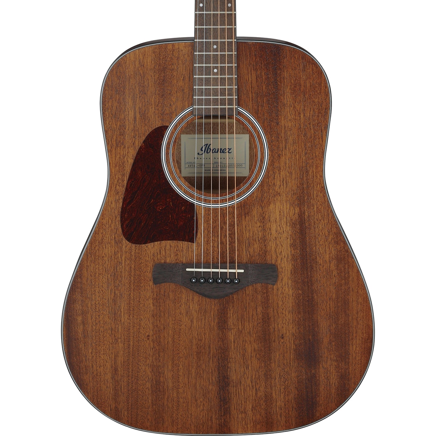 Ibanez AW54LOPN Artwood Left Handed Acoustic Guitar, Open Pore Natural