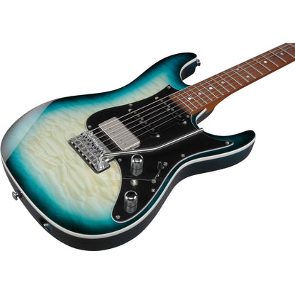 Ibanez AZ24P1QMDOB AZ Premium Electric Guitar, Deep Ocean Blonde