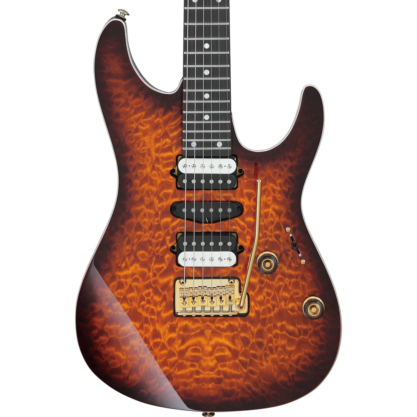 Ibanez AZ47P1QMDEB AZ Premium Electric Guitar, Dragon Eye Burst