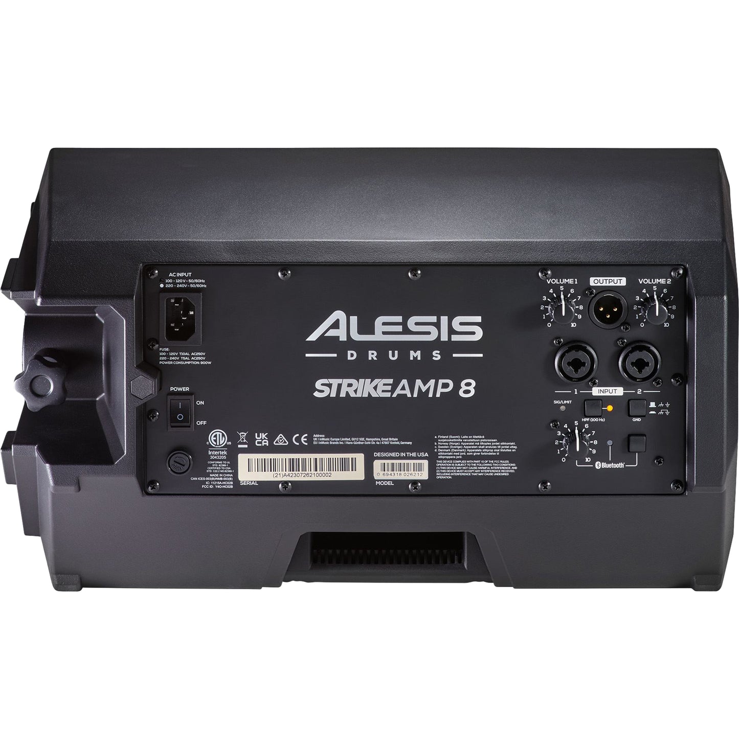 Alesis Strike Amp 8 MK2 2000-Watt Electronic Drum Amplifier with Bluetooth