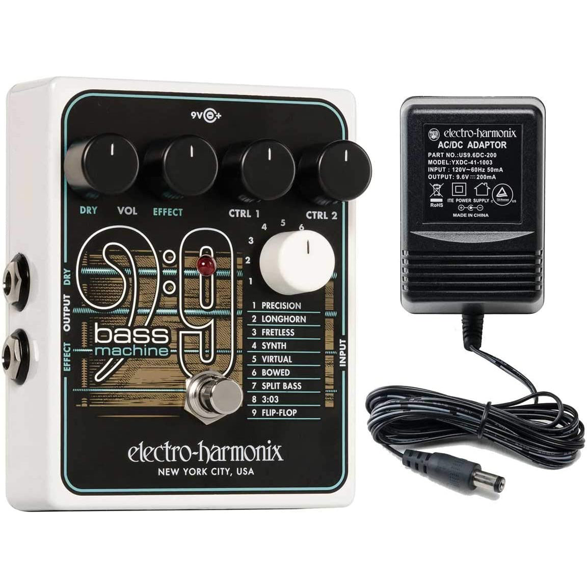 Electro Harmonix BASS9 Bass Machine Effects Pedal – Alto Music