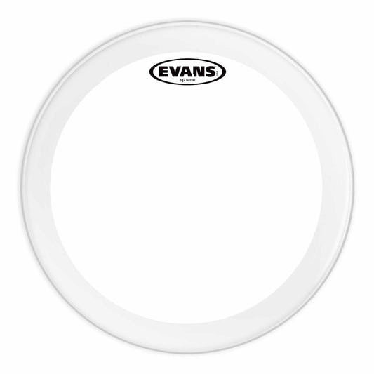 Evans EQ2 Batter Clear Bass Drumhead 22”