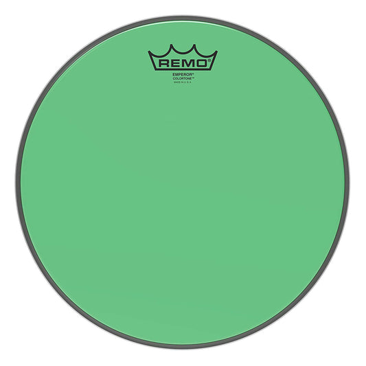 Remo Emperor Colortone Green Drumhead, 12"