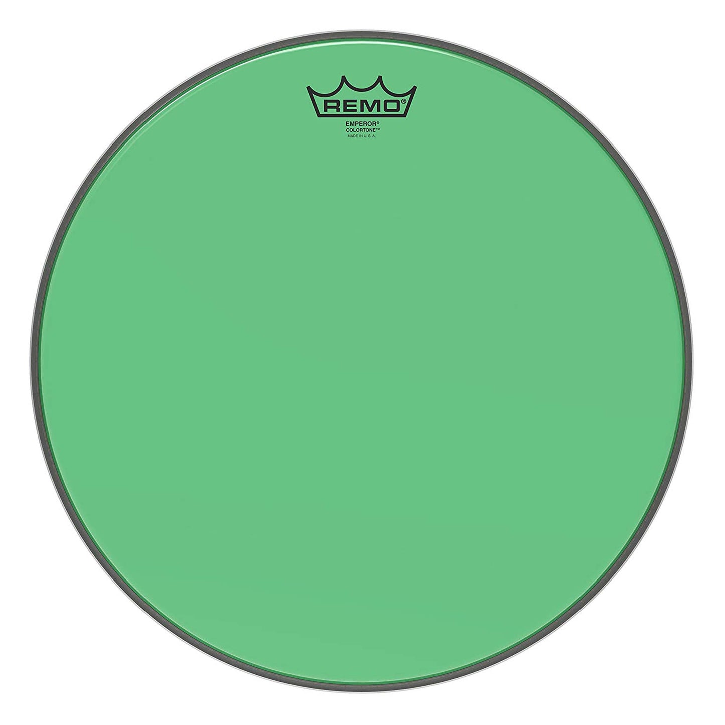 Remo Emperor Colortone Green Drumhead, 15"