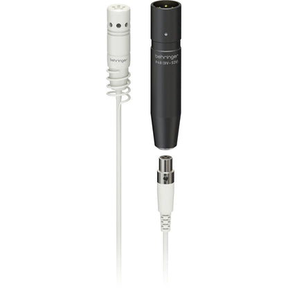 Behringer HM50 Premium Cardioid Unidirectional Condenser Hanging Microphone, White