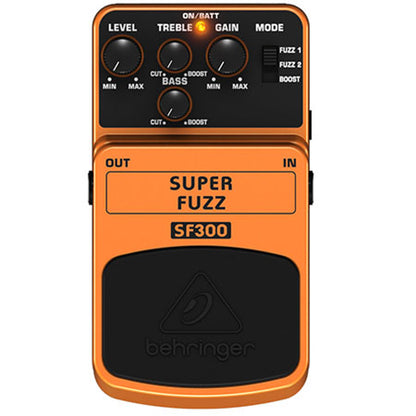 Behringer Super Fuzz SF300 3-Mode Distortion Effects Pedal