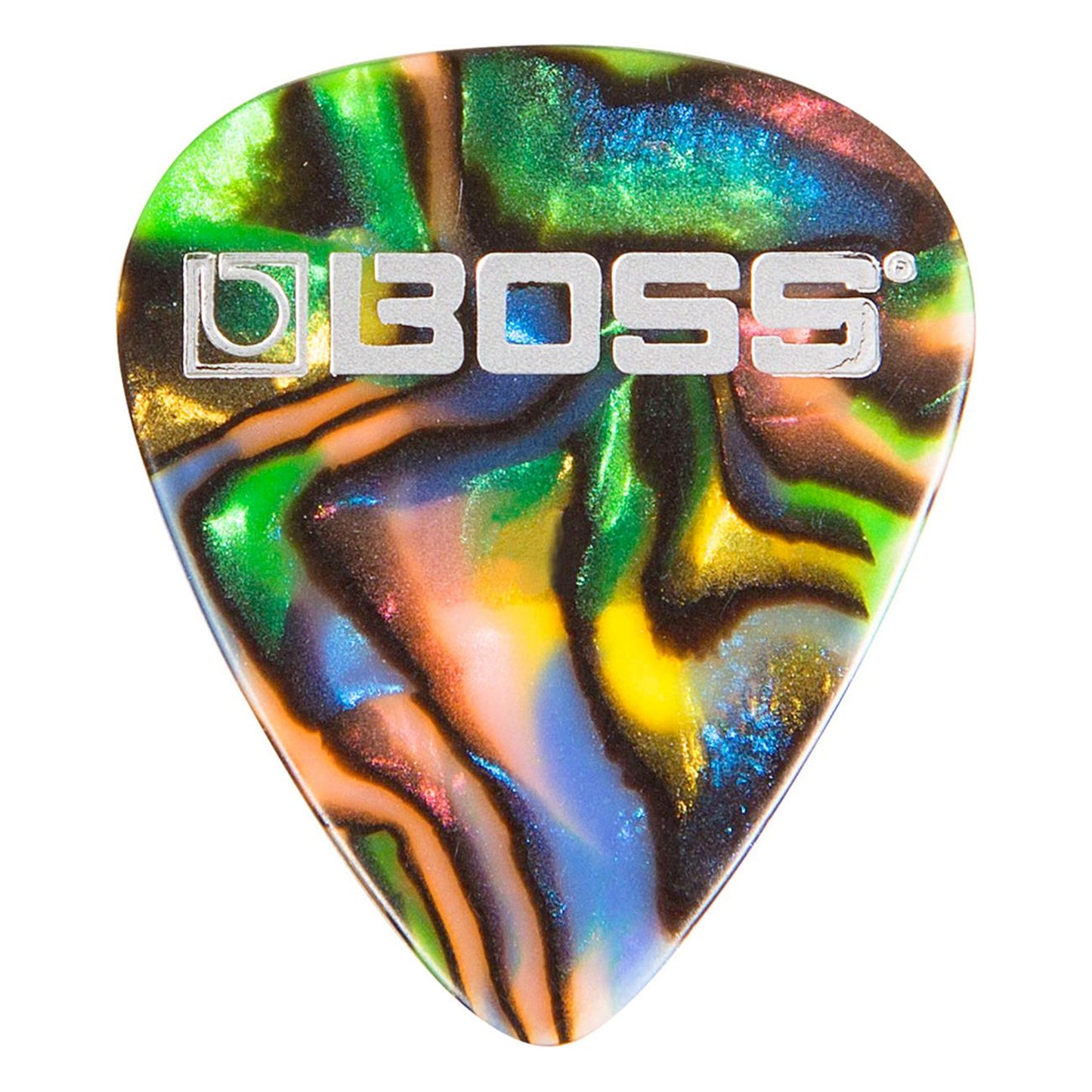 Boss BPK-12-AH Celluloid Pick Heavy ABALONE 12-Pack