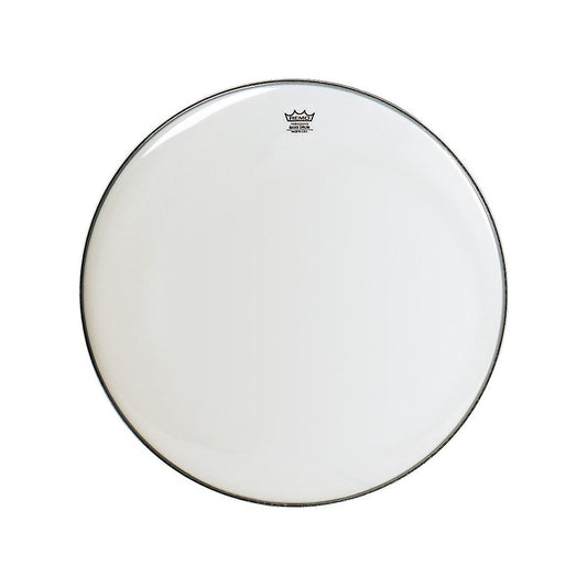 Remo BR-1216-00 16-Inch Ambassador Bass Drum Head, Smooth White