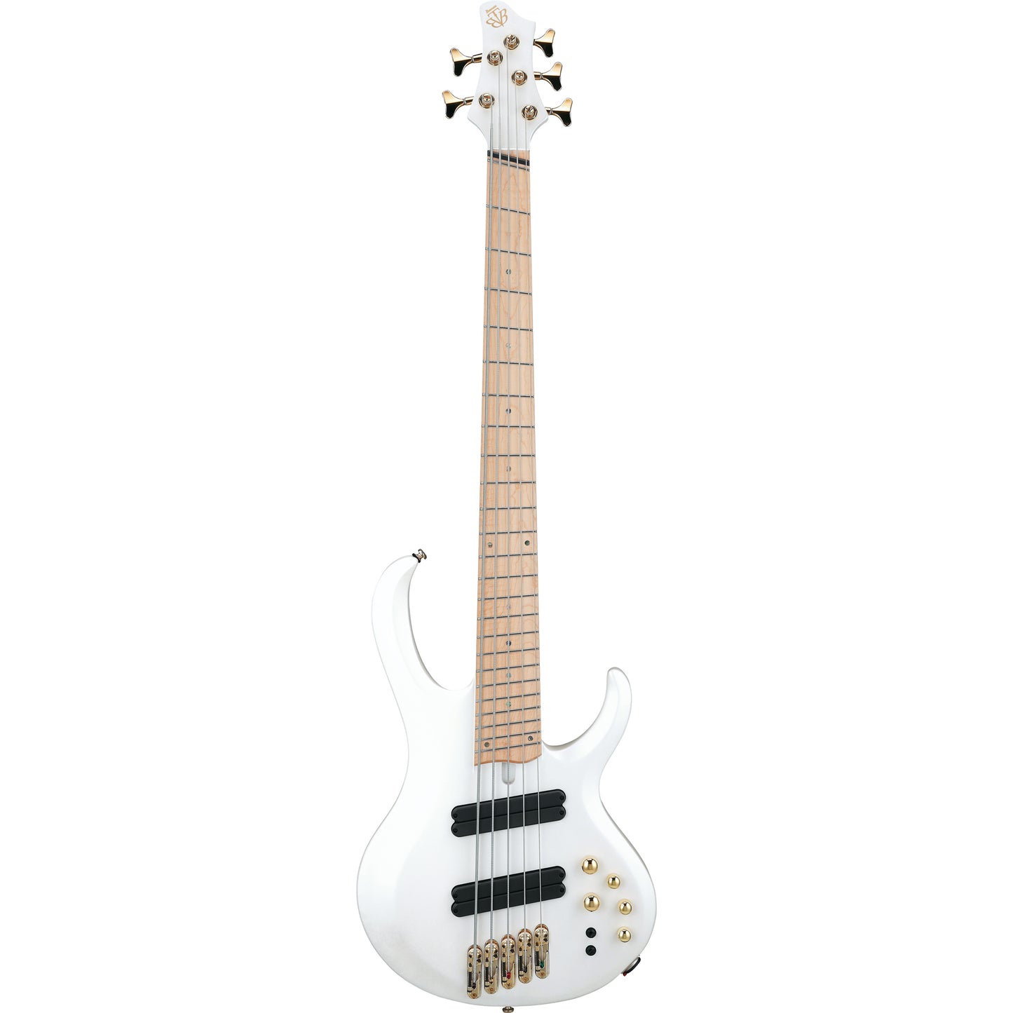 Ibanez BTB605MLMPWM BTB Bass Workshop 5-String Electric Bass, Pearl White Matte