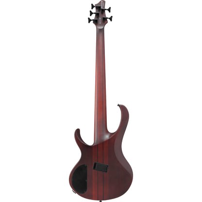 Ibanez BTB705LMNNF Bass Workshop 5-String Multi Scale Electric Bass, Natural Browned Burst Flat