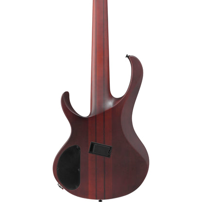 Ibanez BTB705LMNNF Bass Workshop 5-String Multi Scale Electric Bass, Natural Browned Burst Flat