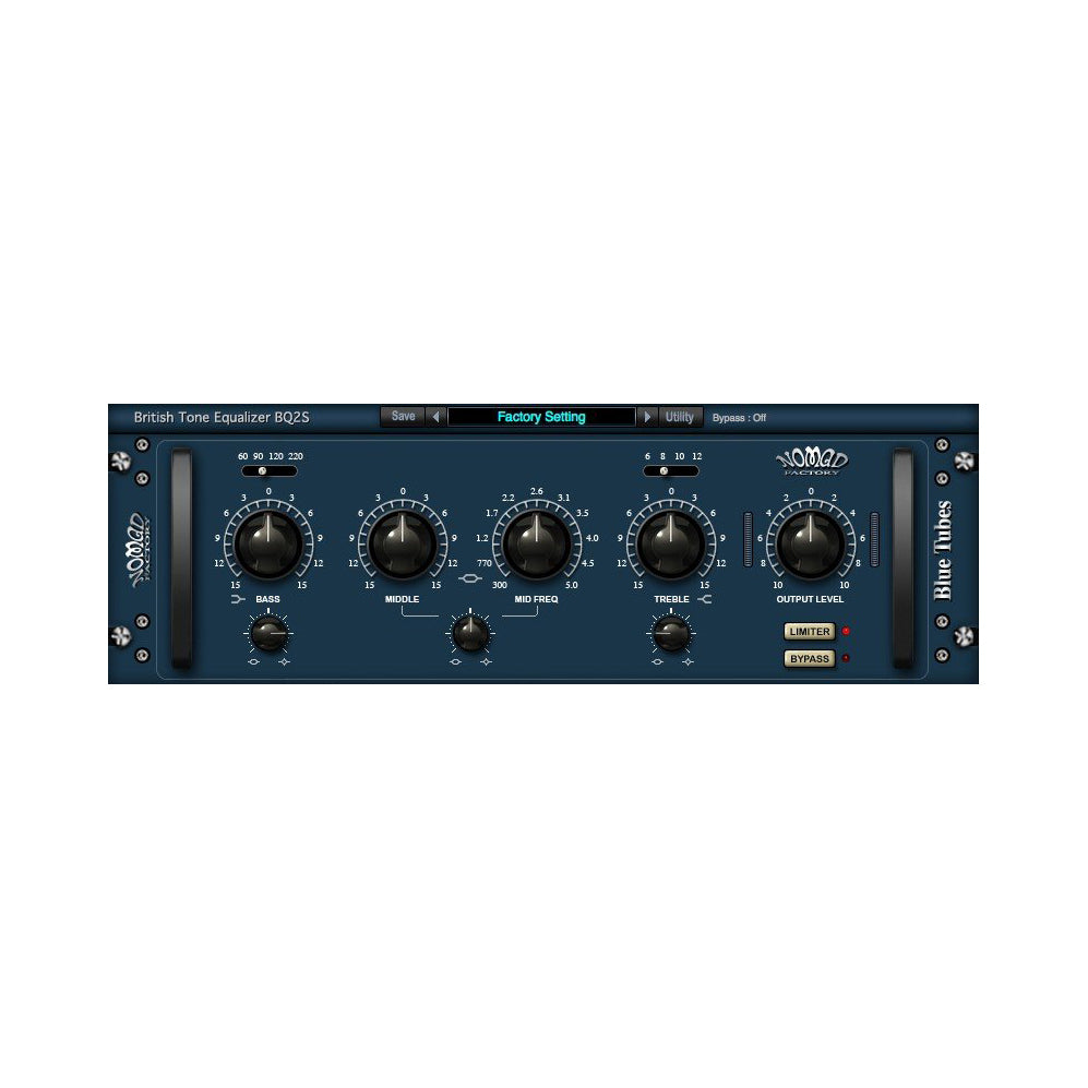 Nomad Factory Blue Tubes Equalizer BQ2S Plug-In