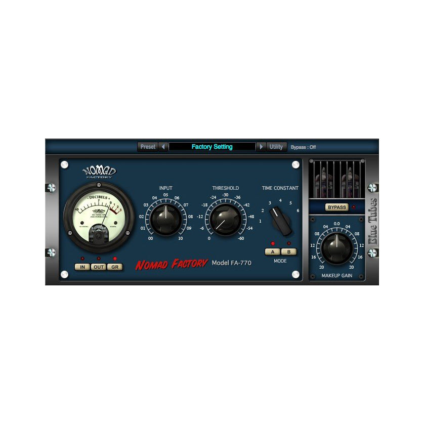 Nomad Factory Blue Tubes Compressor FA770 Plug-In