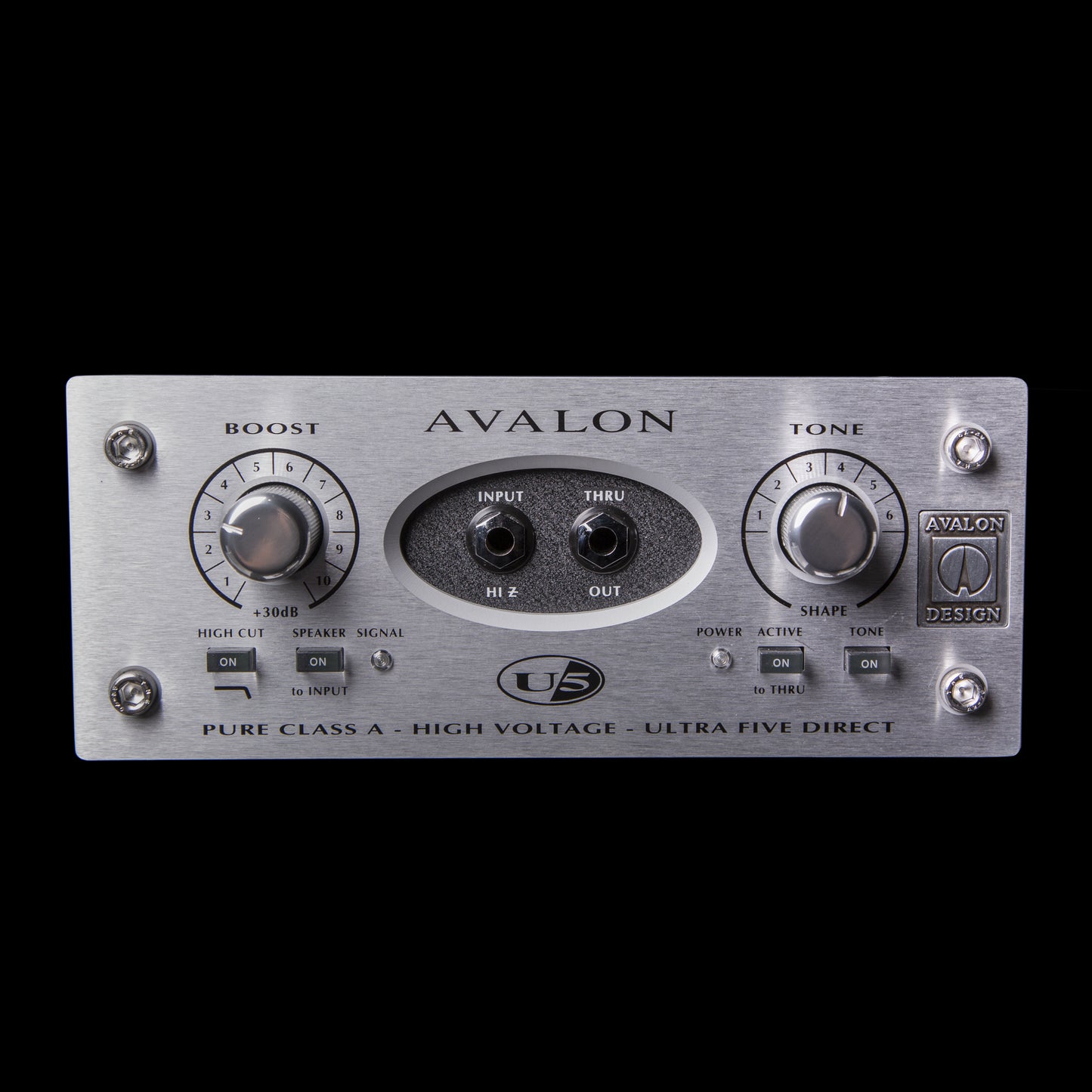 Avalon U5 Single-Channel High Voltage Instrument DI Preamp (C1014255)