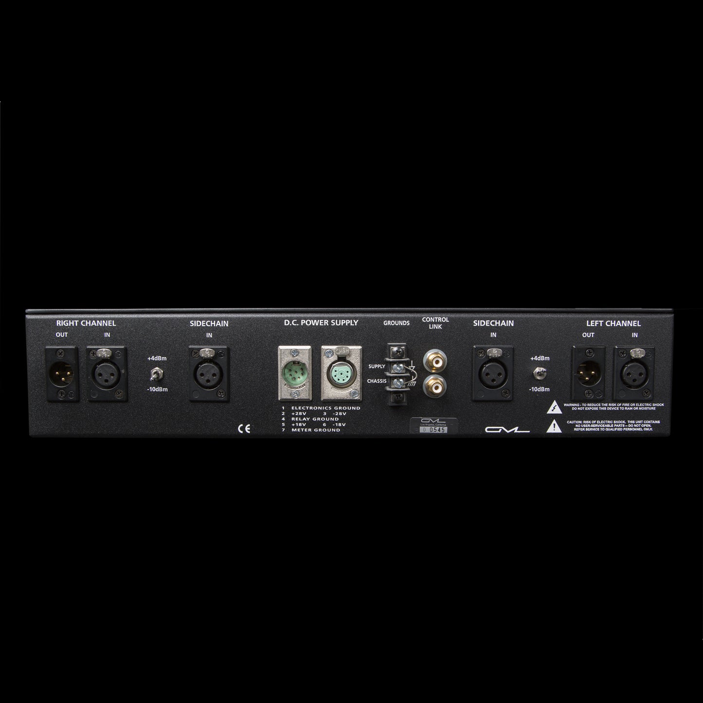 GML 8900 2-Channel Dynamic Range Controller with 9015 Power Supply