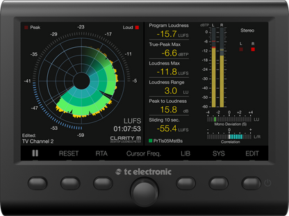 TC Electronic Clarity M - Desktop Audio Meter