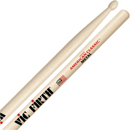 VIC FIRTH CLASSIC METAL WOOD TIP DRUMSTICKS