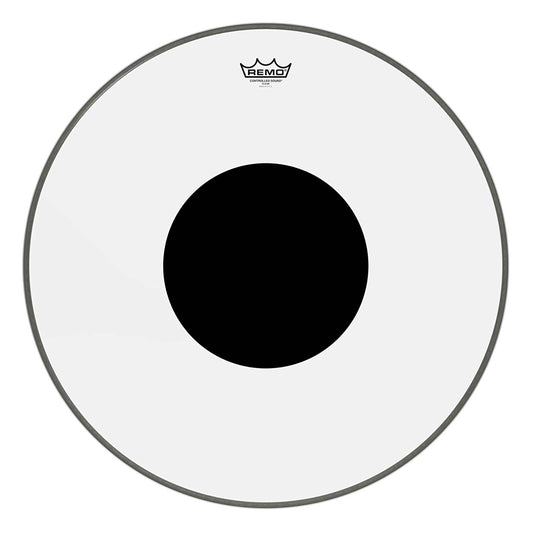 Remo Controlled Sound Clear with Black Dot Bass Drum 24 Inches