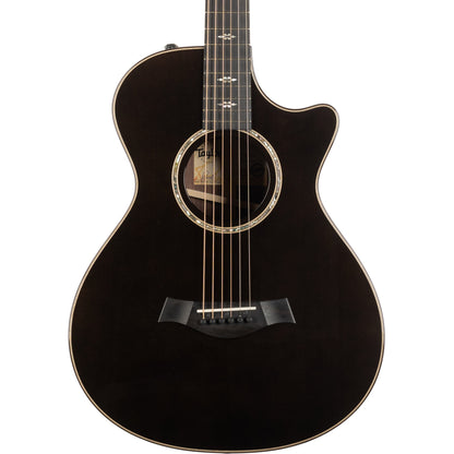 Taylor Custom Grand Concert 12-Fret Acoustic Electric Guitar - Charcoal Black