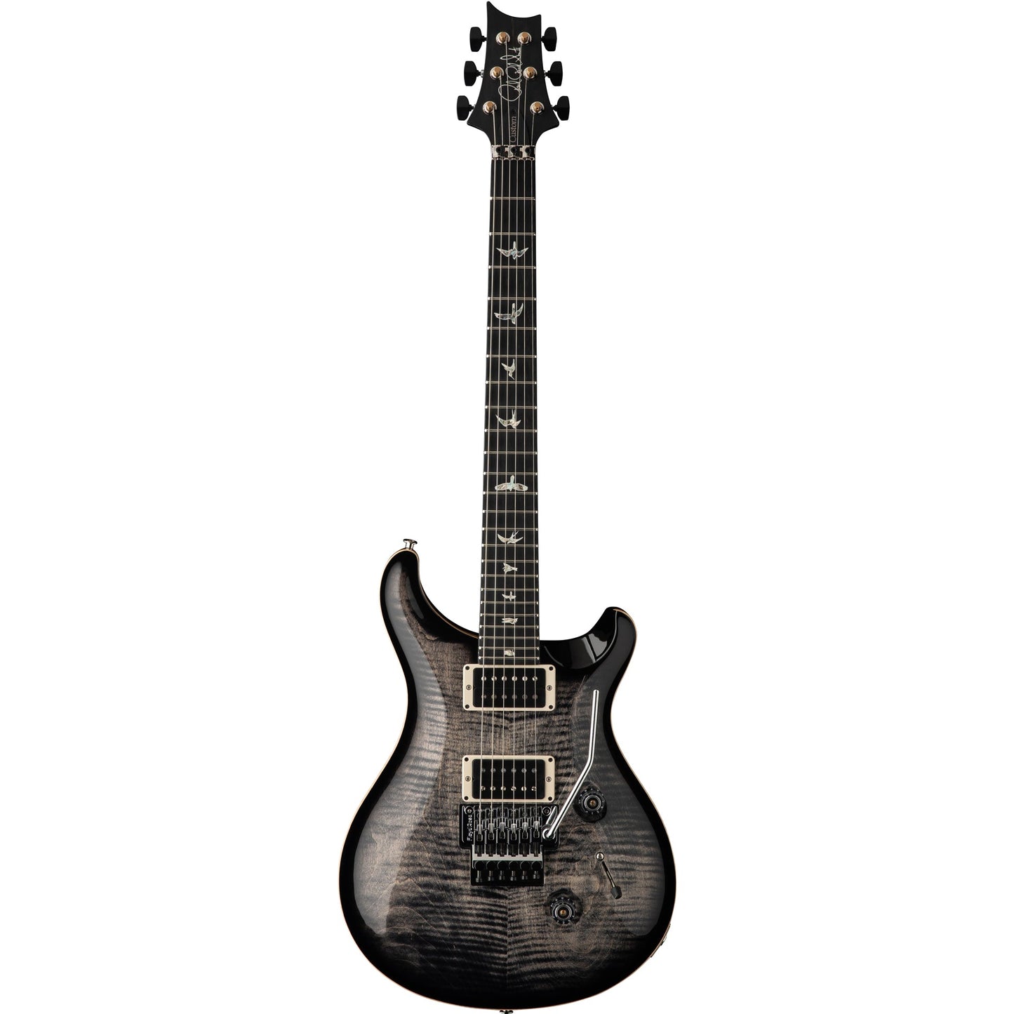 PRS Custom 24 “Floyd” 2024 Electric Guitar - Charcoal Burst 10-Top