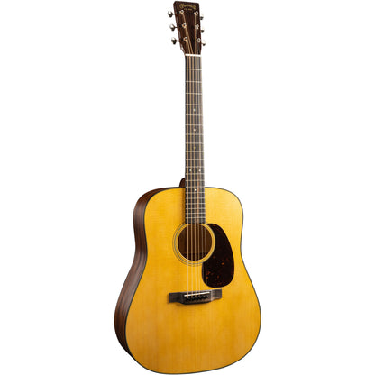 Martin D-18 Satin Dreadnought Acoustic Guitar - Natural Satin