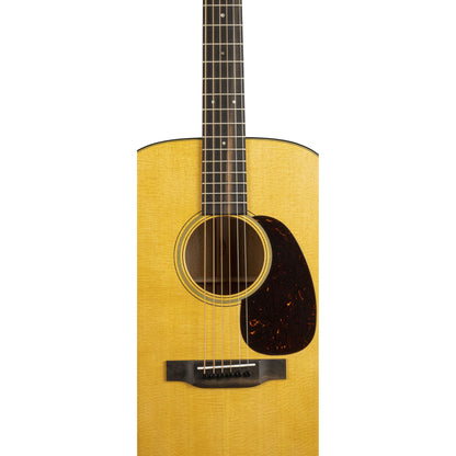 Martin D-18 Satin Dreadnought Acoustic Guitar - Natural Satin