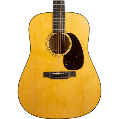 Martin D-18 Satin Dreadnought Acoustic Guitar - Natural Satin