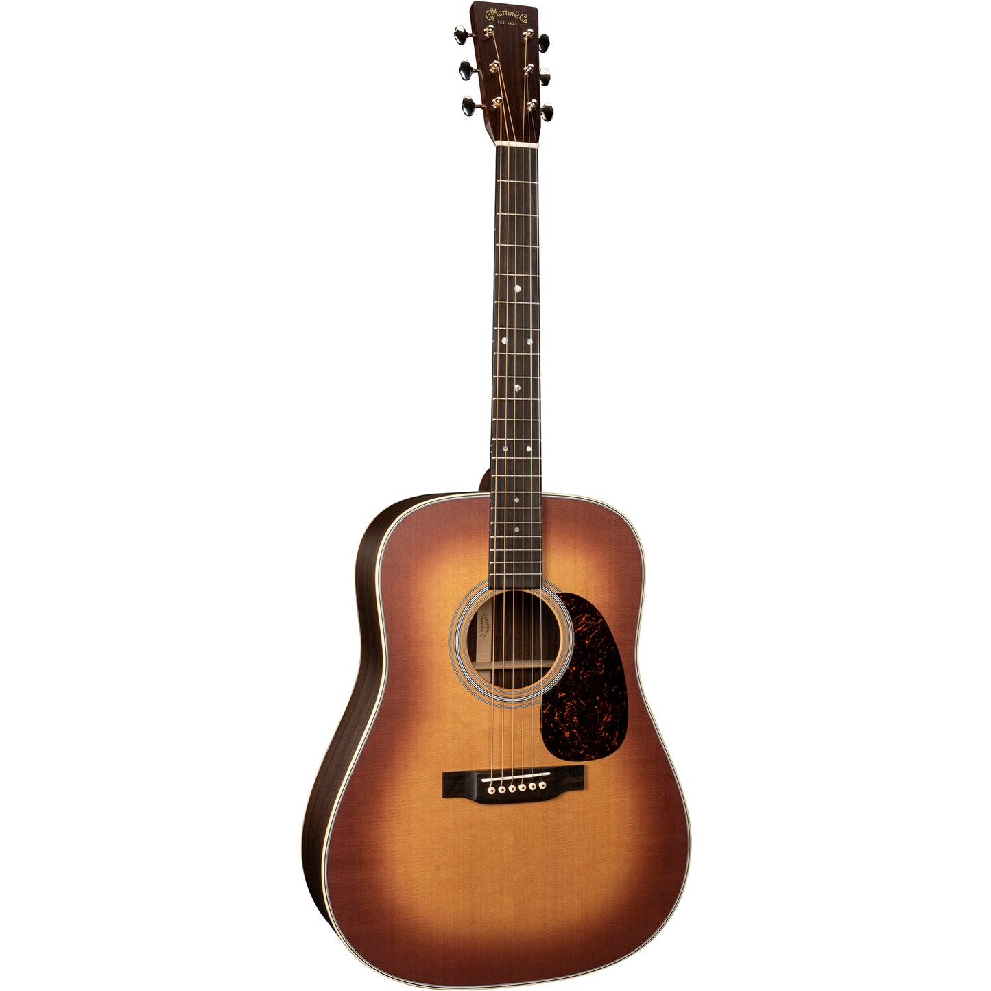 Martin D-28 6-String Acoustic Guitar - Satin Amberburst