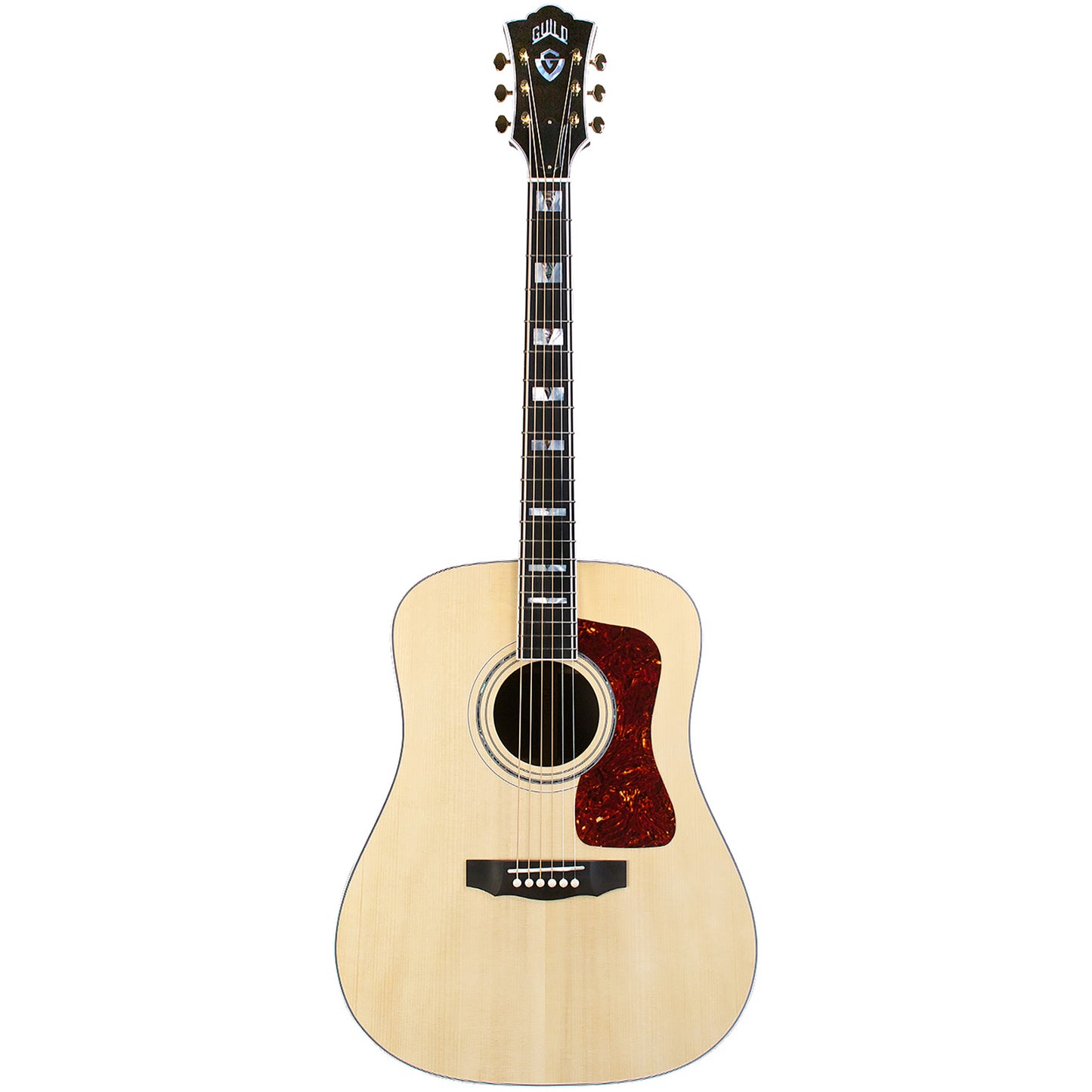 Guild D-55E Dreadnought USA Acoustic Electric Guitar, Natural