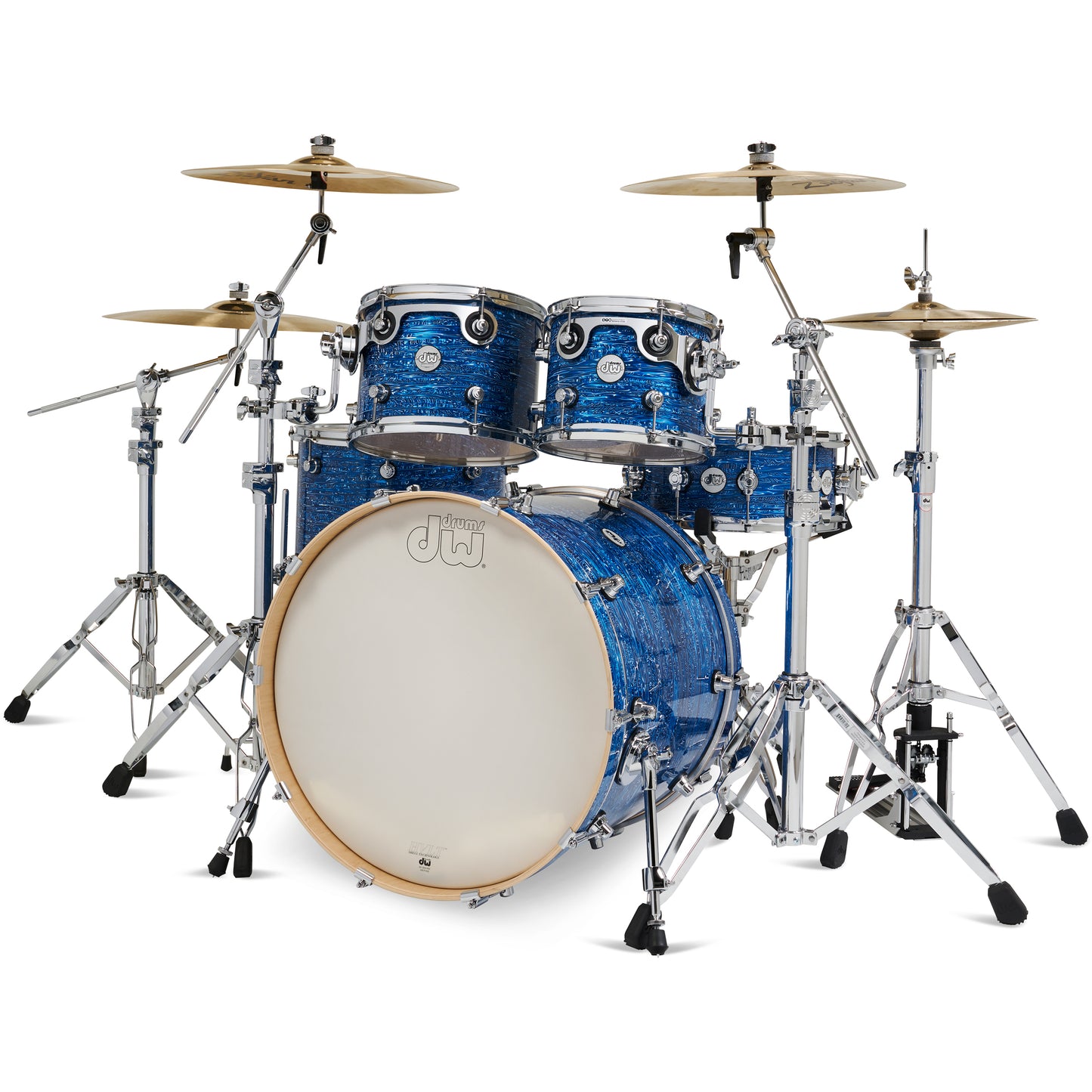 Drum Workshop Design Series 4-Piece Shell Kit - Royal Strata