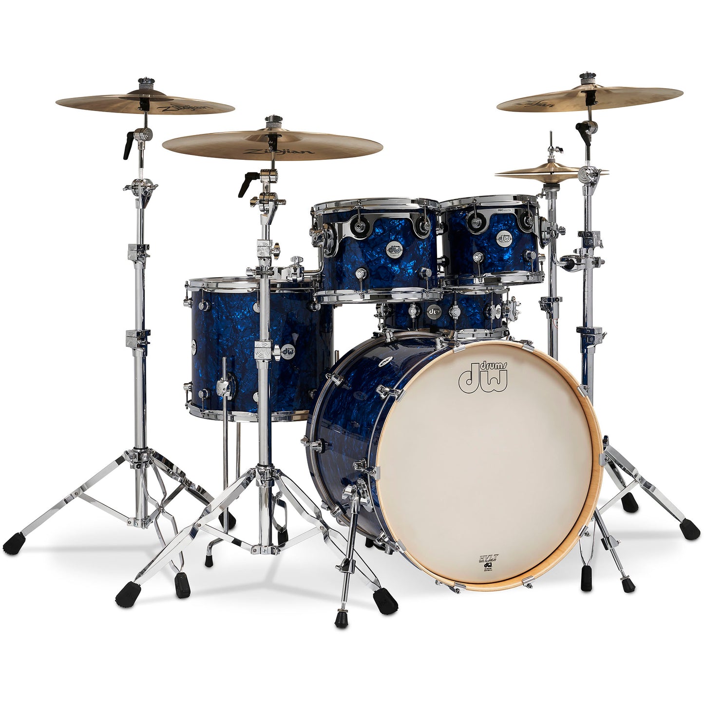 Drum Workshop DDFP2215BP Design Series 5-Piece Shell Kit - Deep Blue Marine