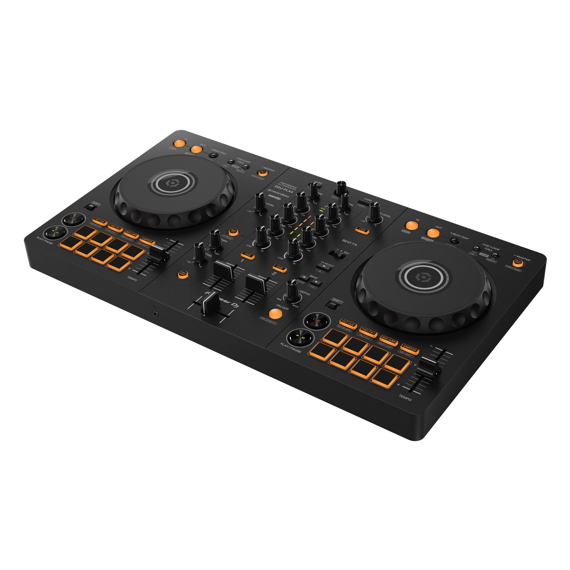 Pioneer DDJ-FLX4 2-Channel DJ Controller for Rekordbox & Serato DJ 