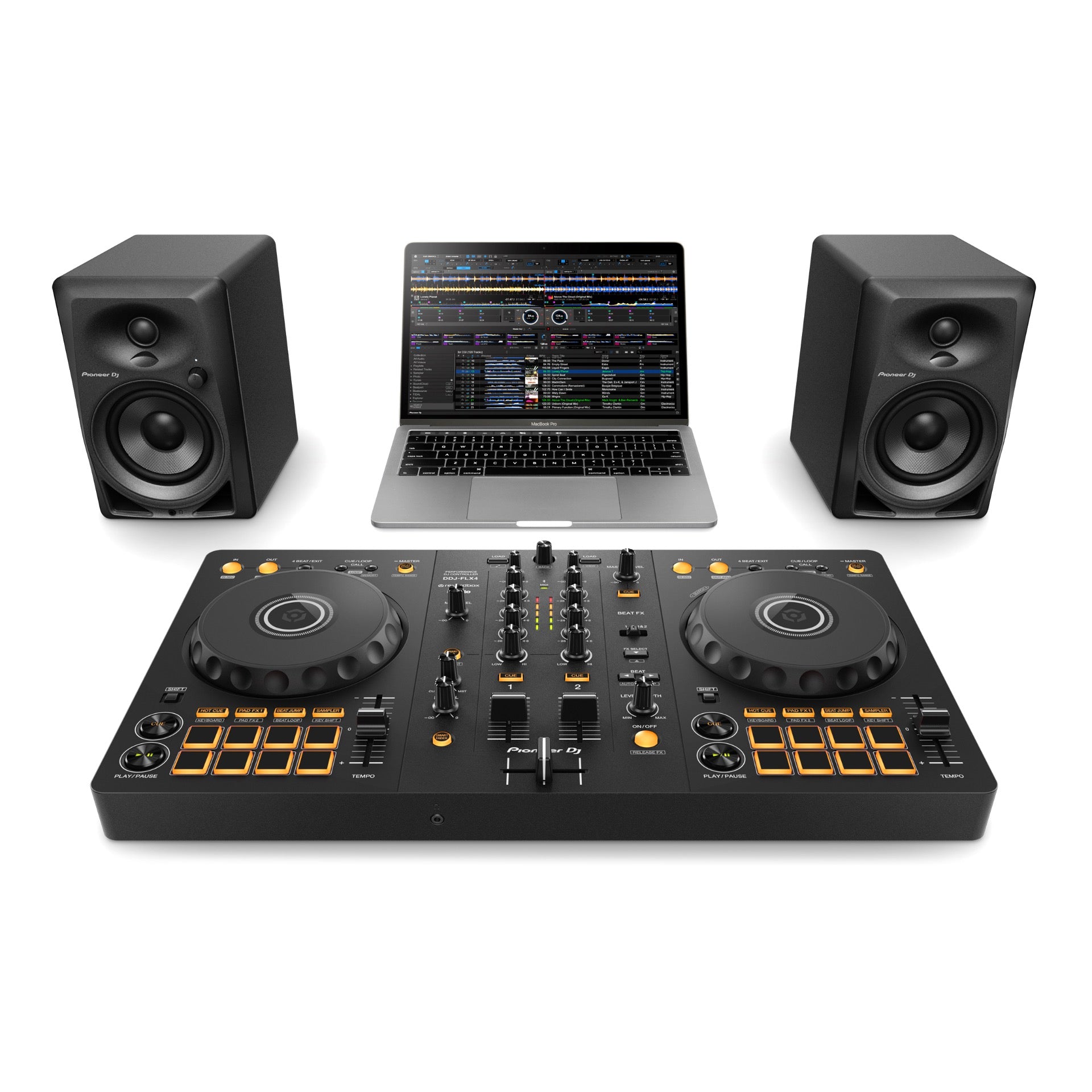 Pioneer DDJ-FLX4 2-Channel DJ Controller for Rekordbox & Serato DJ 