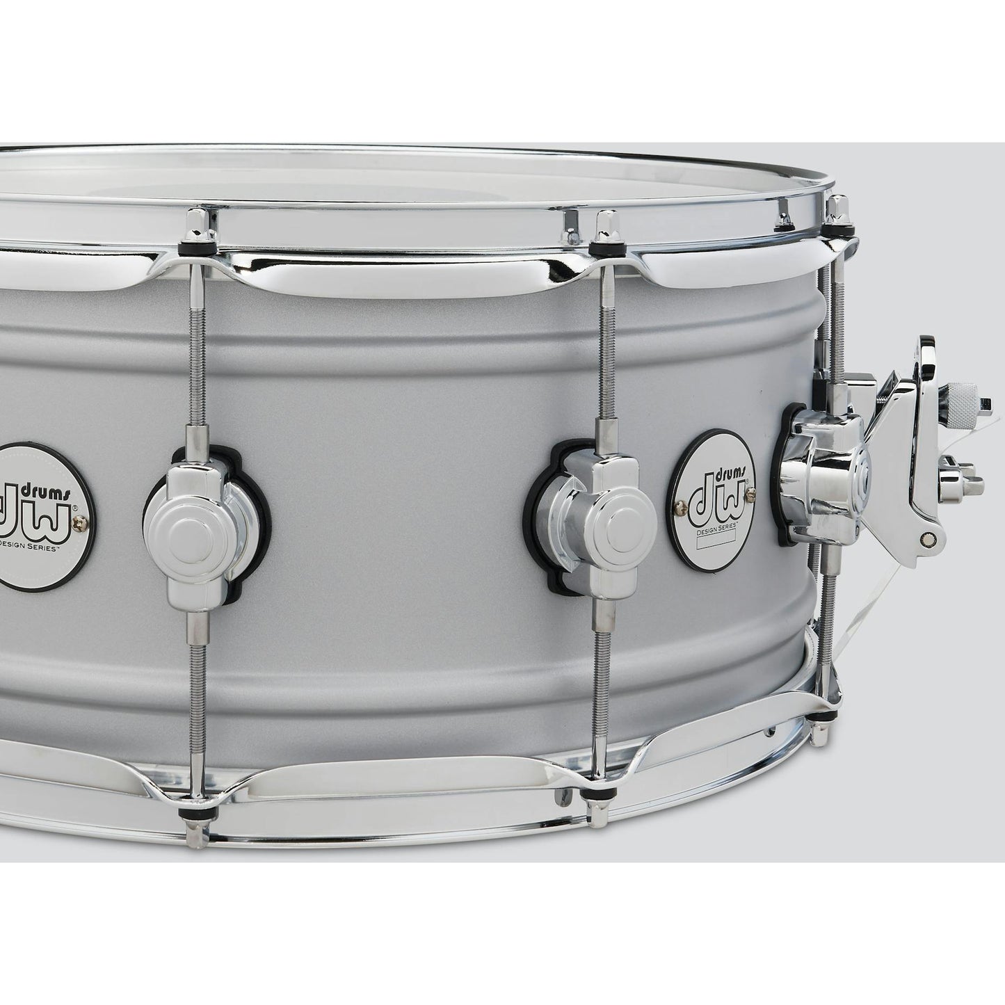 Drum Workshop Design Series 6.5x14 Snare Drum - Matte Aluminum Shell