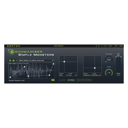 Krotos Audio Dehumaniser Simple Monsters Plug-In