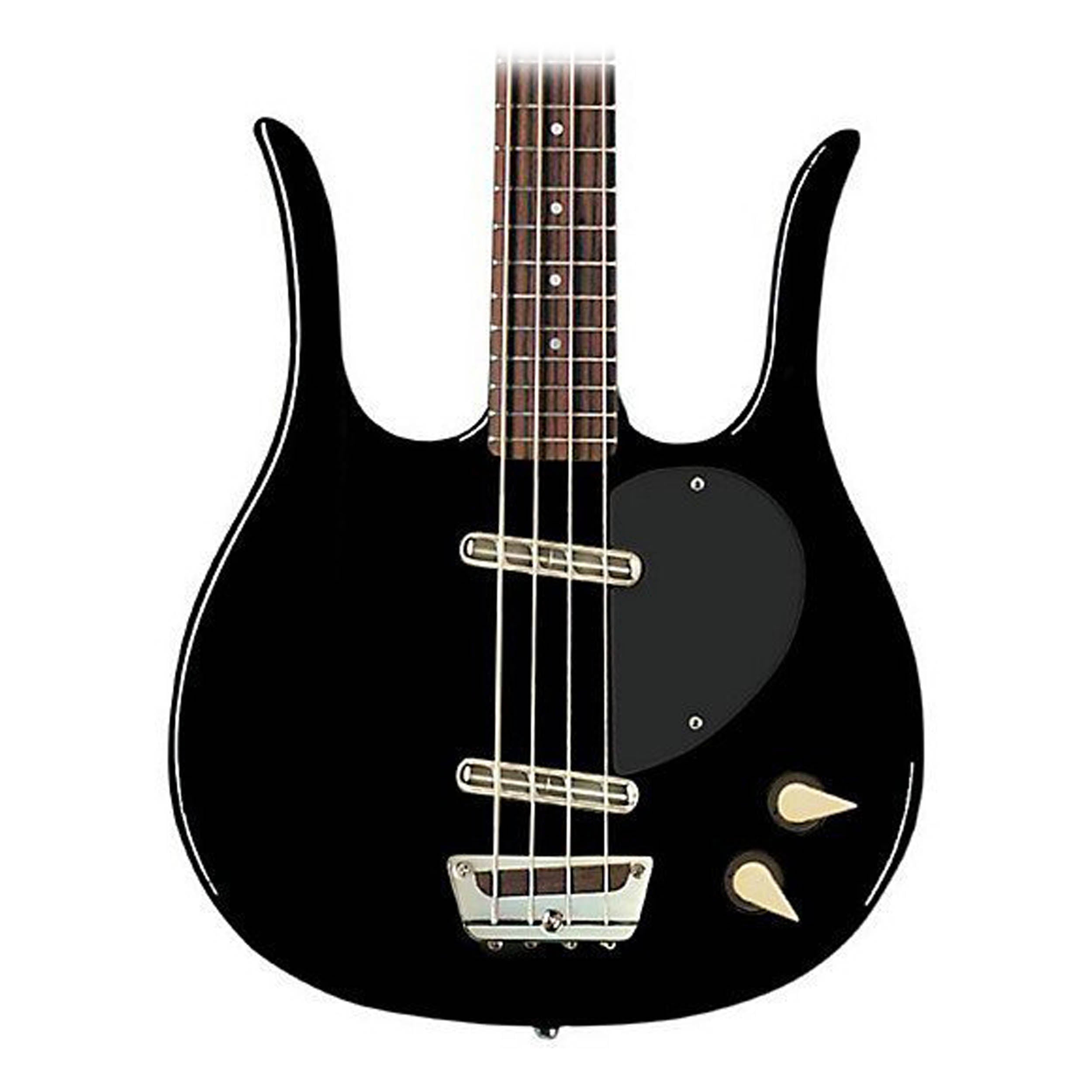 Danelectro Longhorn Electric Bass Guitar (Black) – Alto Music