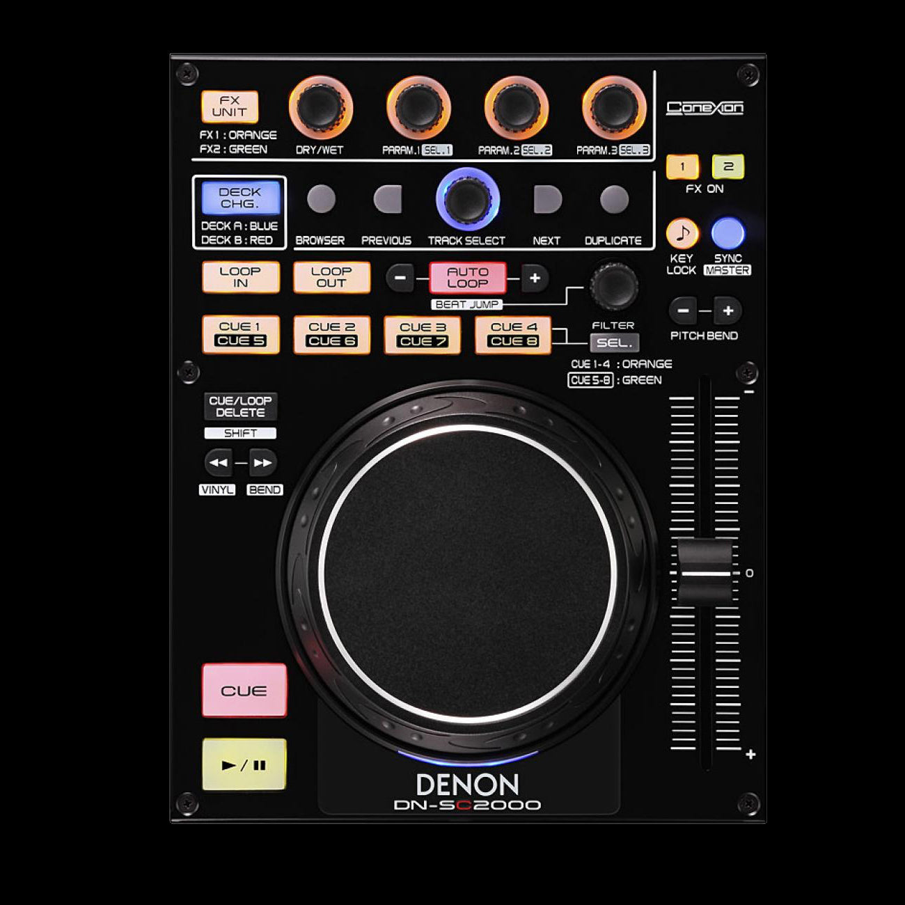 Denon DN-SC2000 Single 2 Deck MIDI Controller DNSC2000 (DNSC2000)