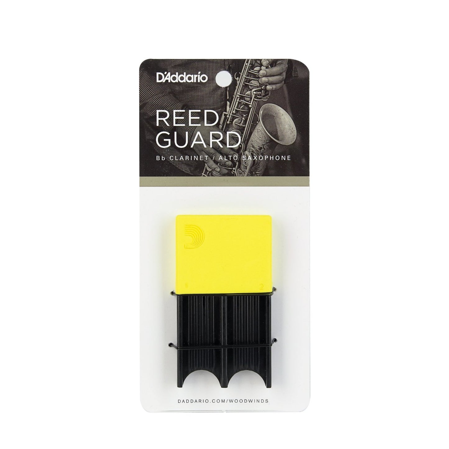 D’addario Reed Guard in YELLOW for Bb Clarinet and/or Alto Saxophone