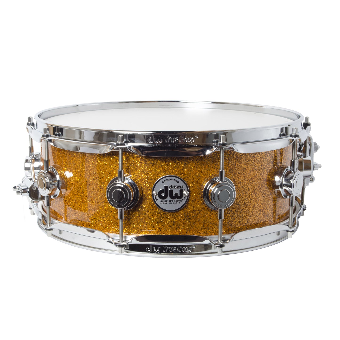 Drum Workshop Collectors SSC 5x14 Snare Drum in Burnt Orange Glass Finish Ply