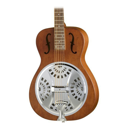 Dobro Hound Dog Round Neck Dobro Guitar Vintage Brown